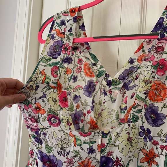 Jessica Hart and Pency standard Colab floral U back dress - Picture 6 of 9